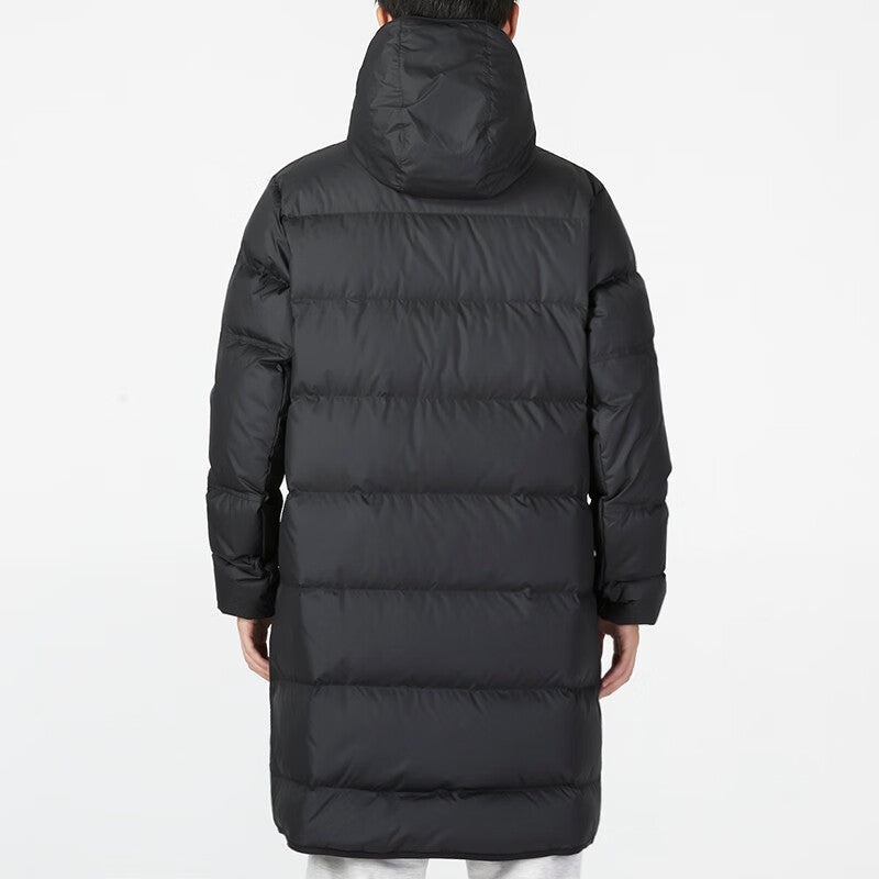 Nike hooded puffer long coat 'Black' DV1134-010 - 4