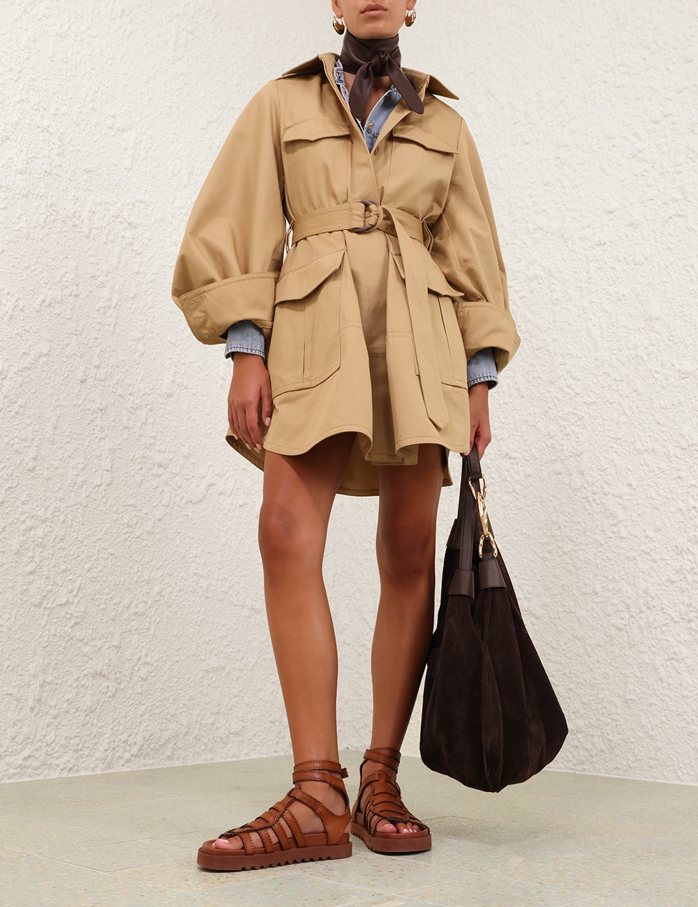 ILLUMINATE CARGO MINI DRESS - 7