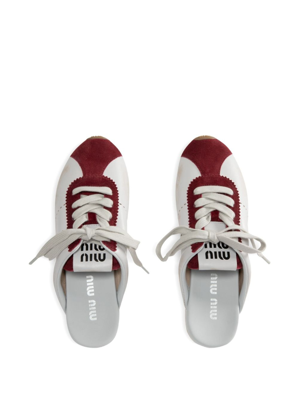 lace-up mule sneakers - 3