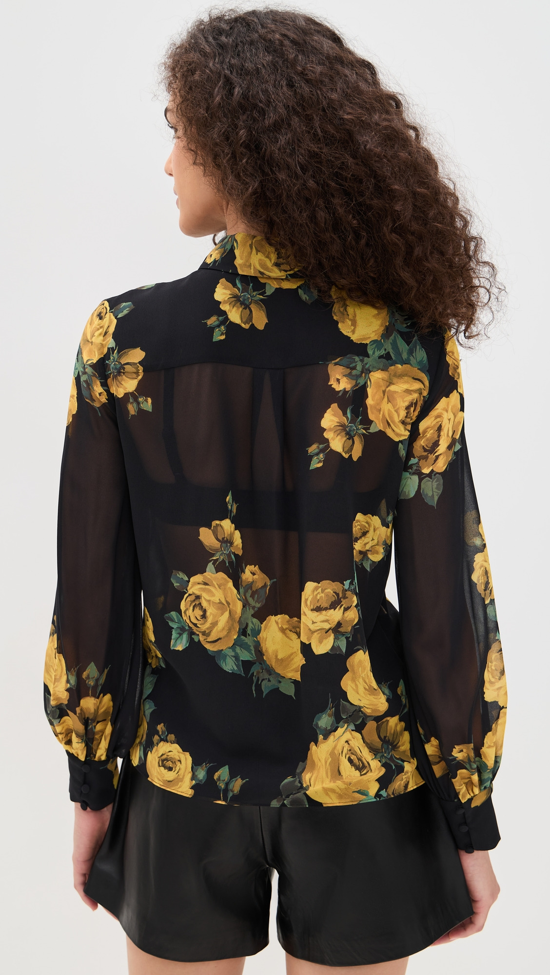 Candace Blouson Sleeve Button Down - 2