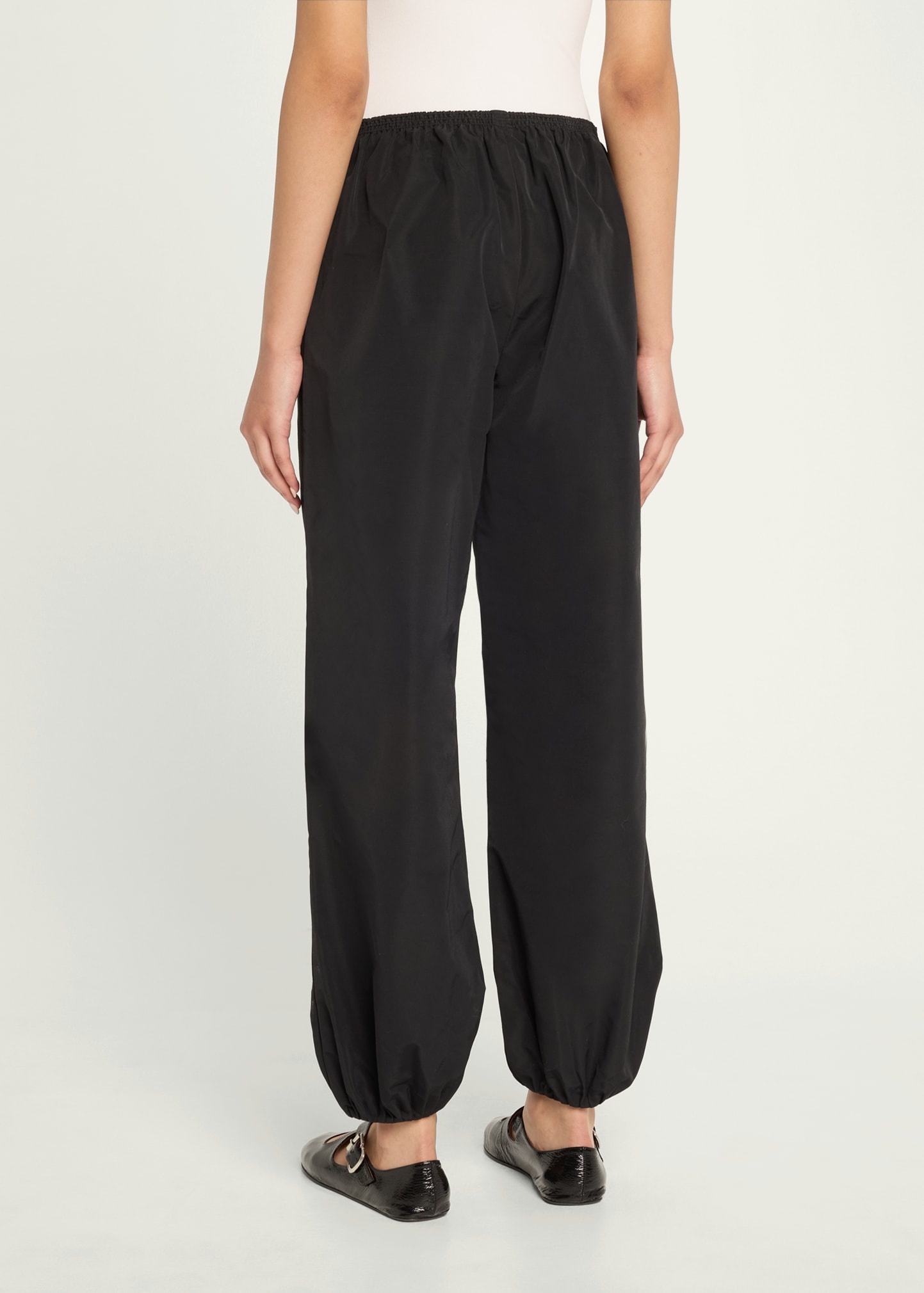 Balloon Silk Taffeta Pants - 3
