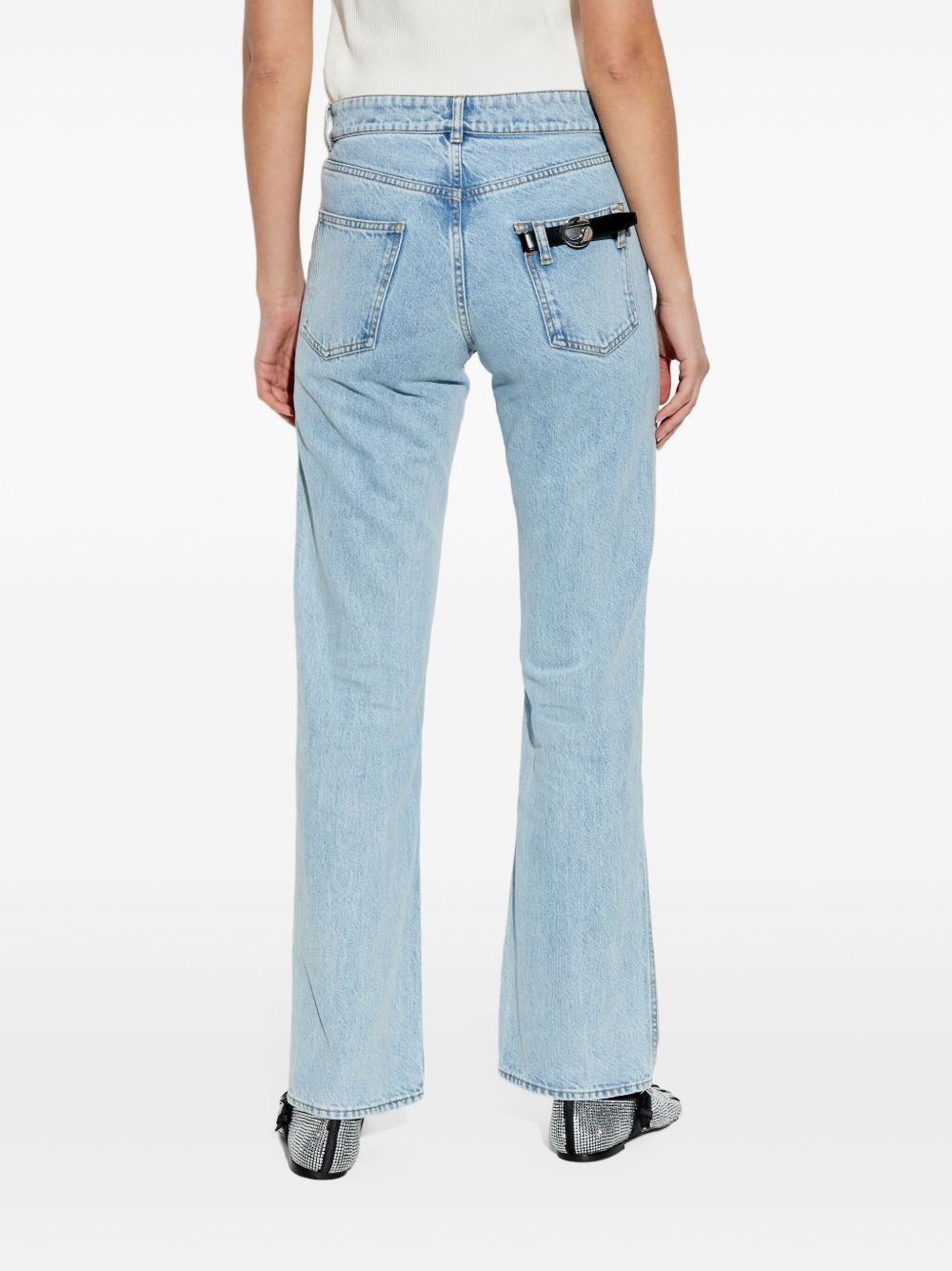 logo-plaque jeans - 4