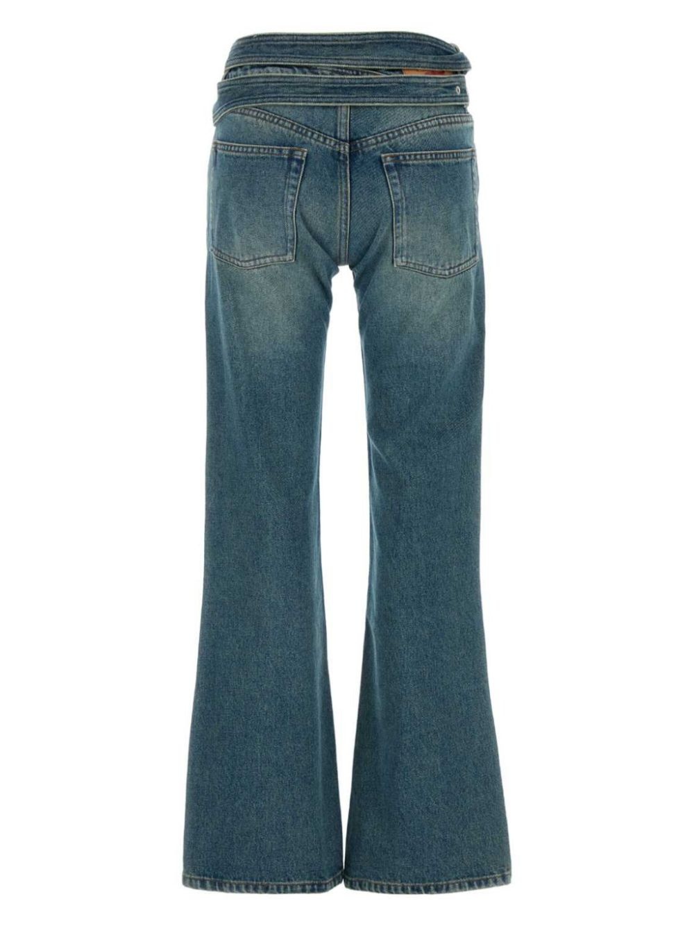 wrap belt jeans - 2
