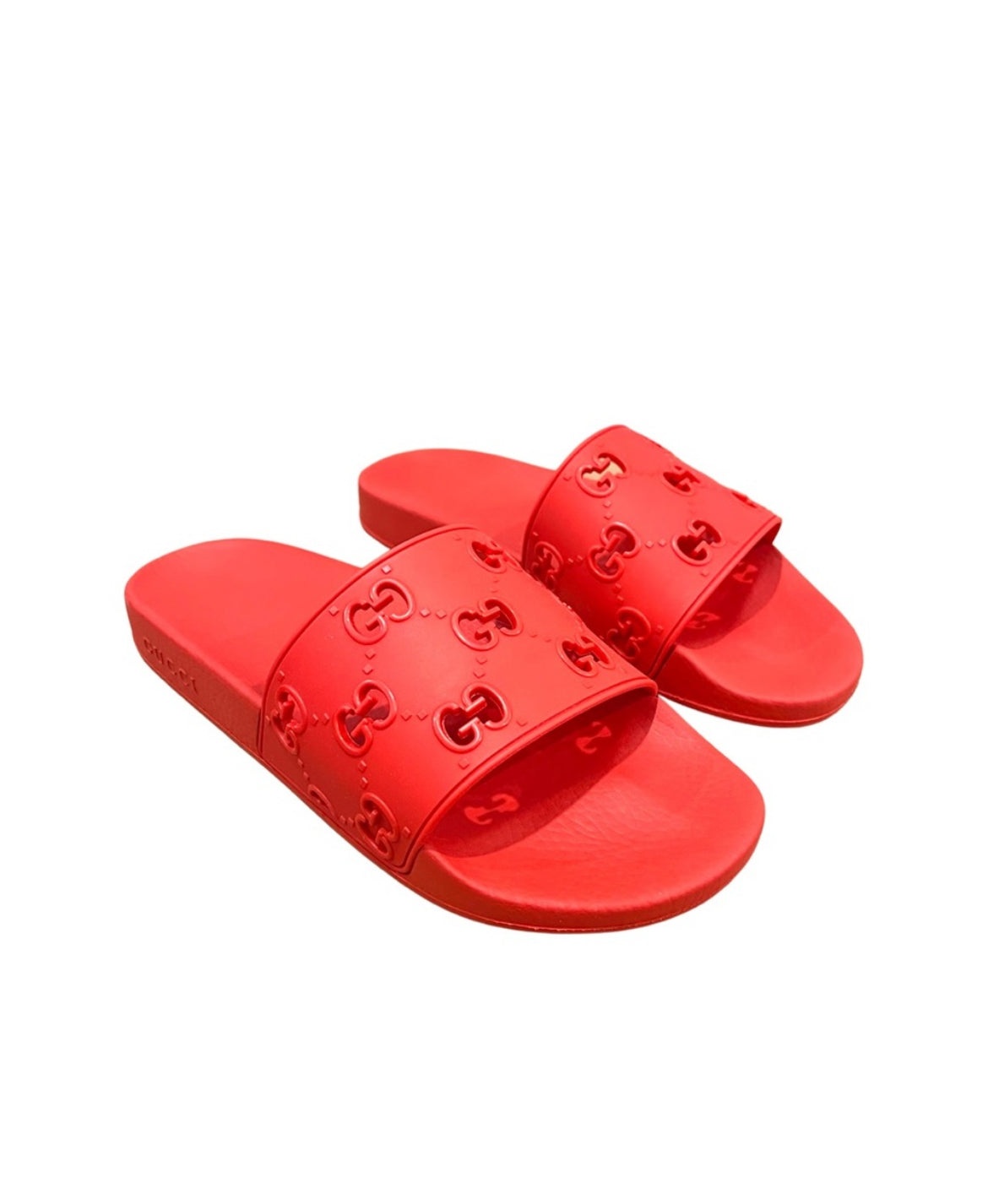 Gucci GG Rubber Slide Sandals - 2