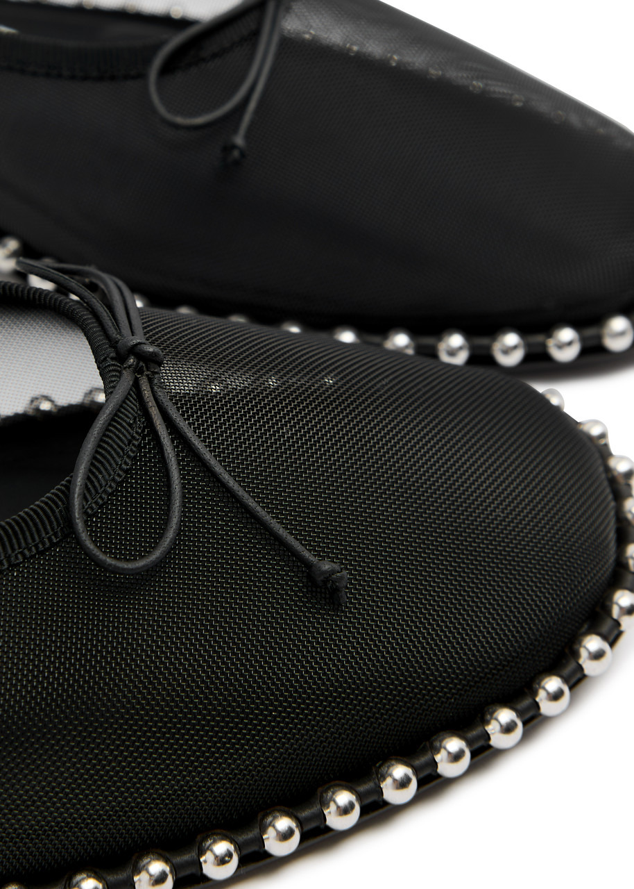 Alexander Wang Lina Studded Mesh Ballet Flats - 5