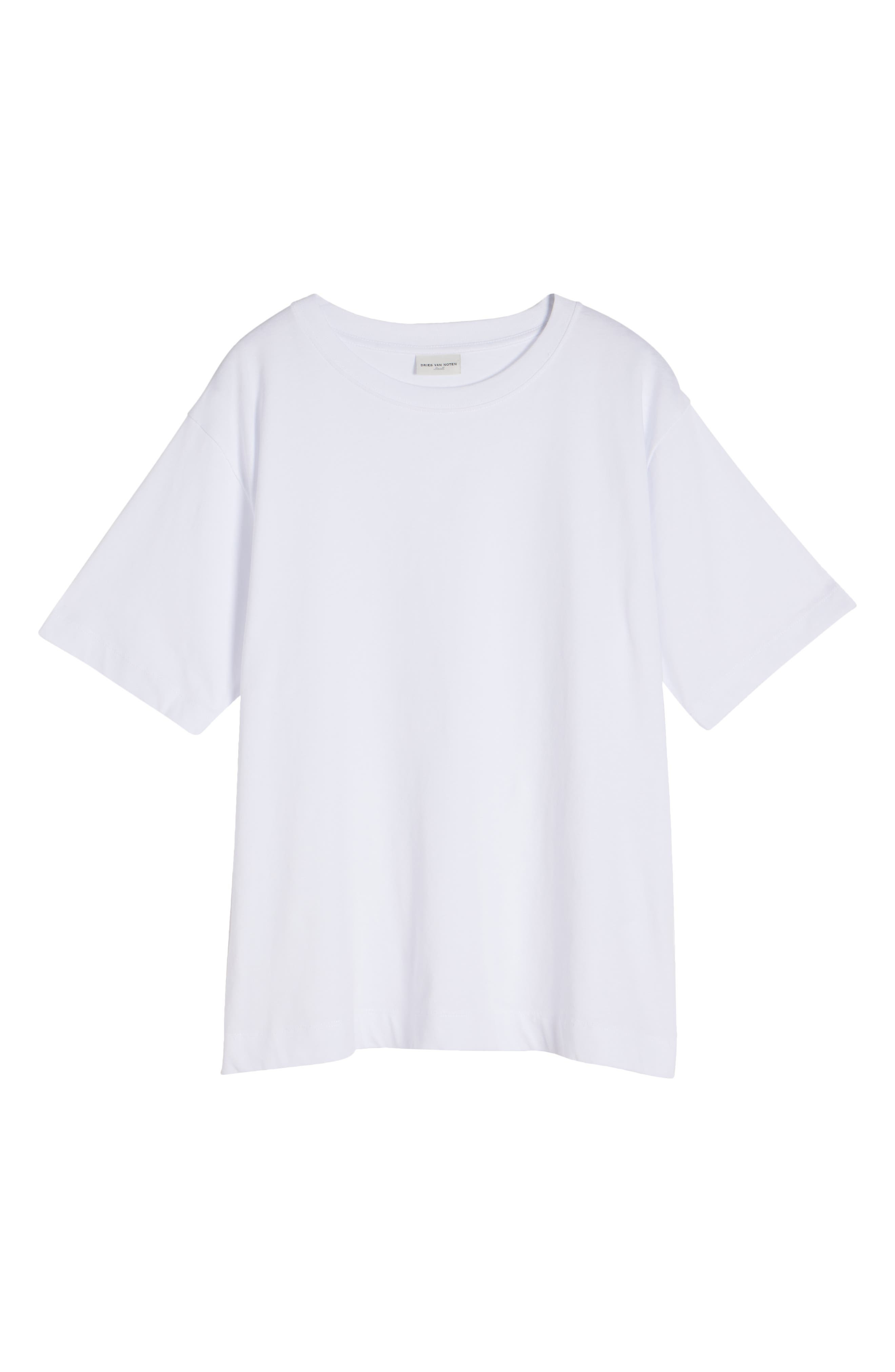 Dries Van Noten Heydu Cotton T-Shirt in White at Nordstrom - 6