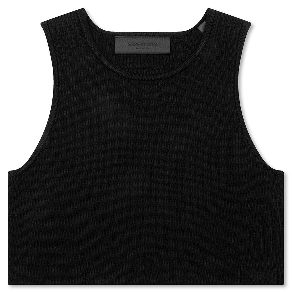ESSENTIALS CORE SPORT TANK WOMEN'S - JET BLACK - 1