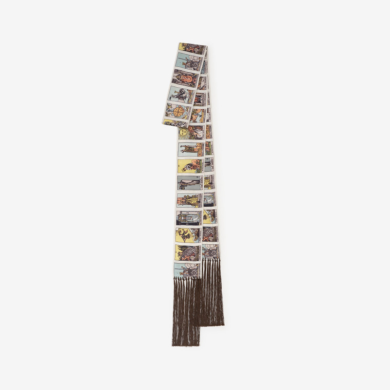 Skinny Tarot Silk Scarf 1