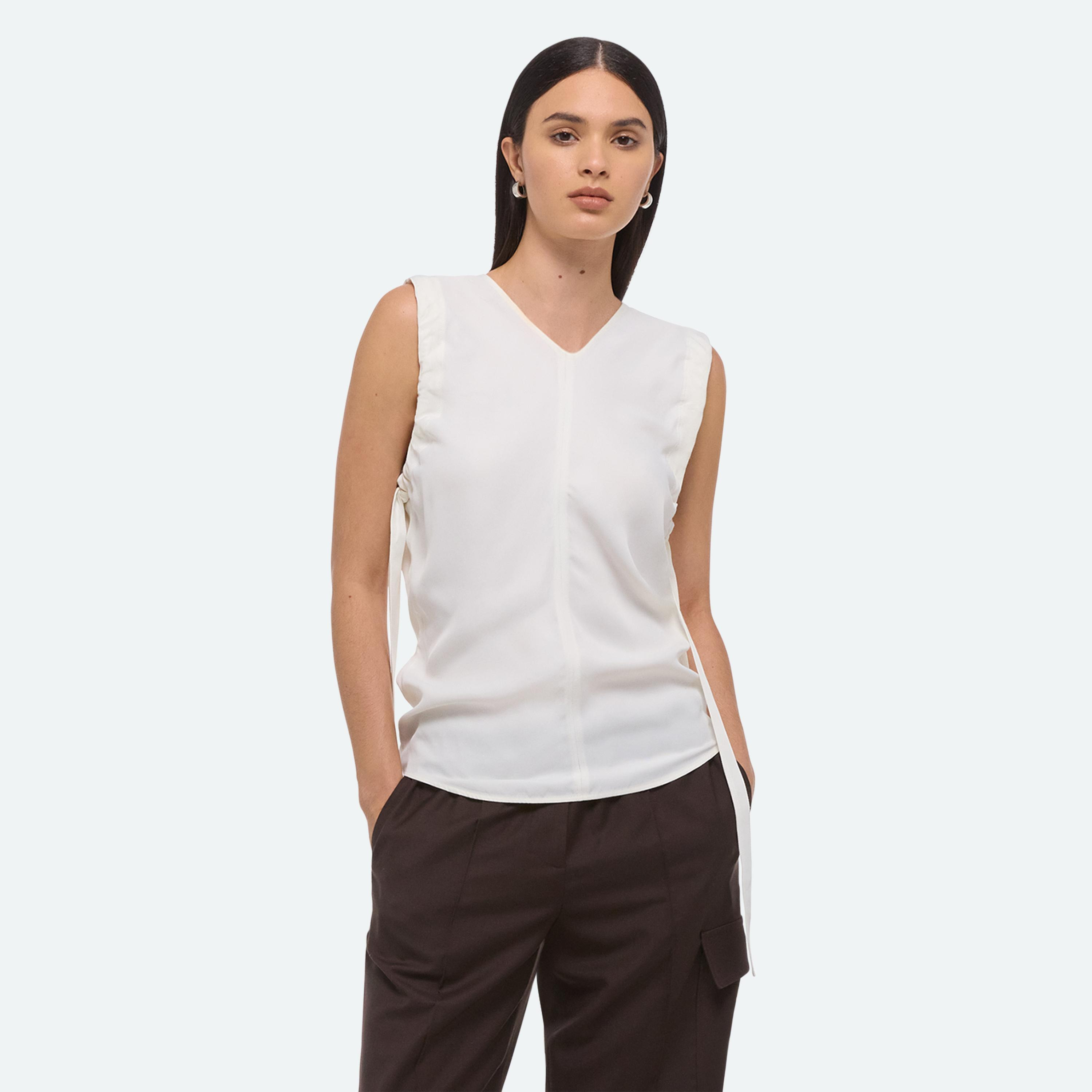 RUCHED ARMHOLE TOP - 8
