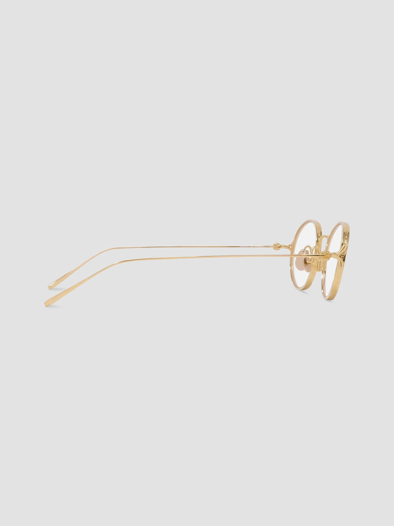Men's x Matsuda 46MM Round Optical Eyeglasses - Gold 7