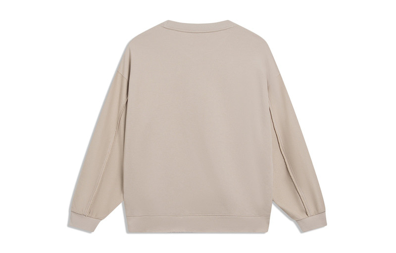 Li-Ning Li-Ning Counterflow Graphic Sweatshirt 'Light Brown' AWDT571-2 outlook
