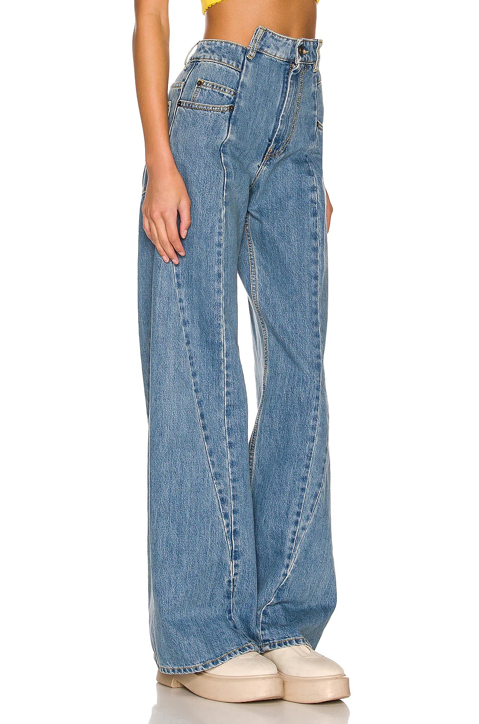 5 Pocket Wide Leg Jean - 2