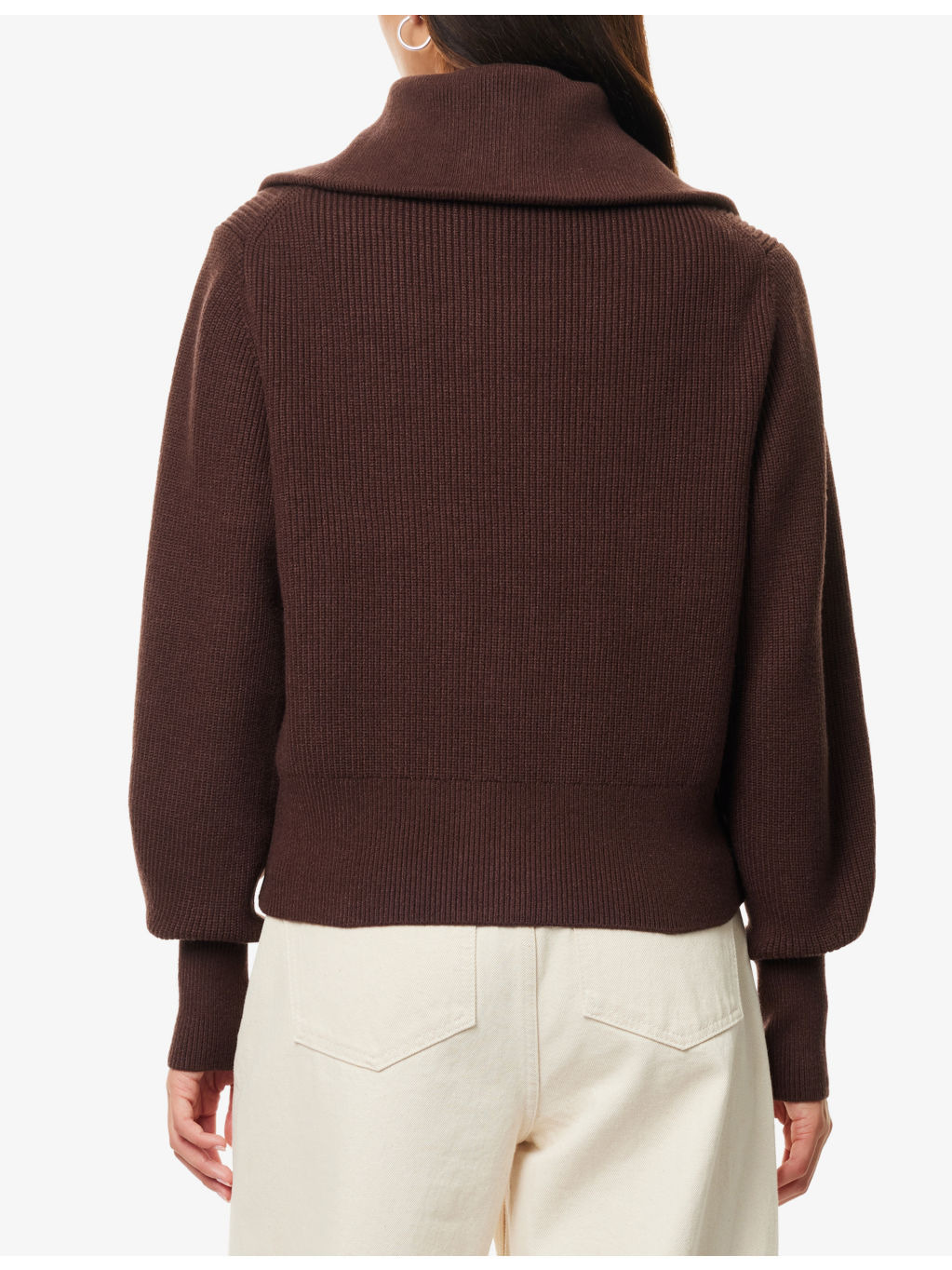 Enrico High-Neck Knitted Jacket - 4