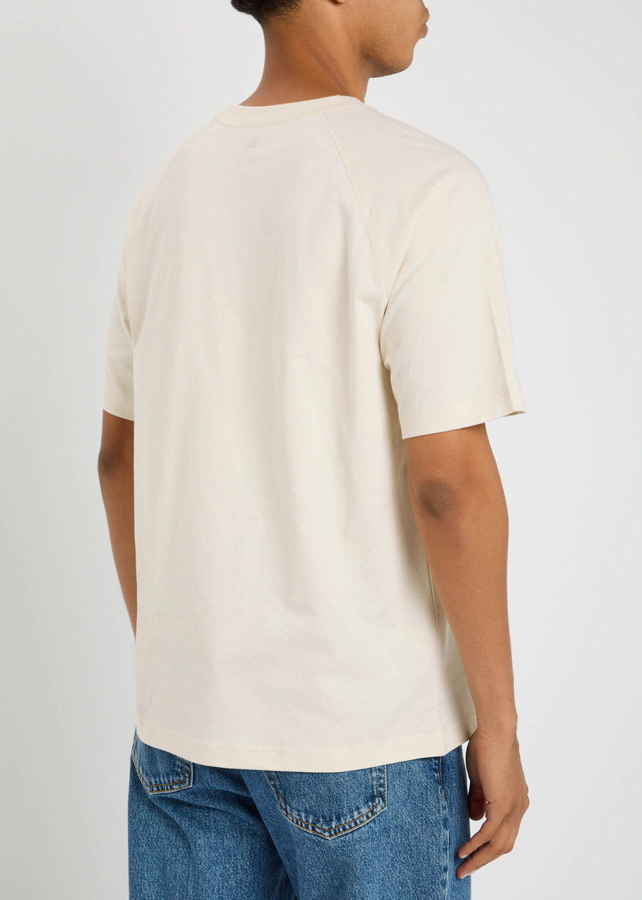 Ami Paris Logo-embroidered Cotton T-shirt - 3
