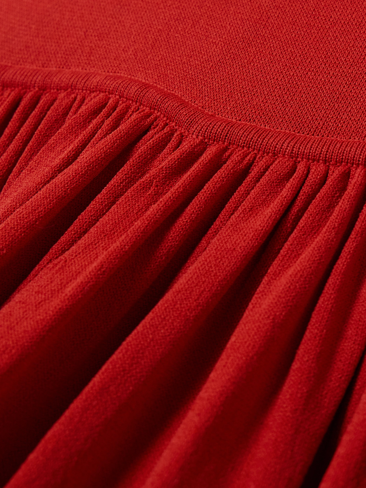 Romy Gathered Knitted Maxi Skirt - 4