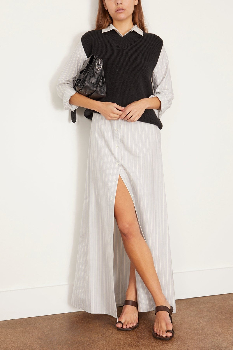 LA COLLECTION Jules Knitted Debardeur in Black outlook