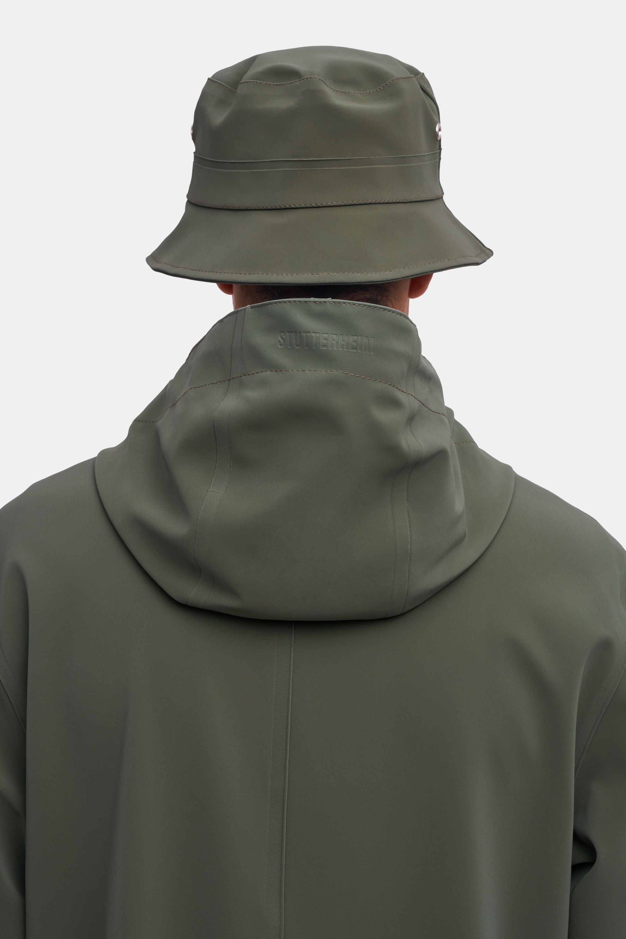 Beckholmen Matte Bucket Hat Dark Green - 3