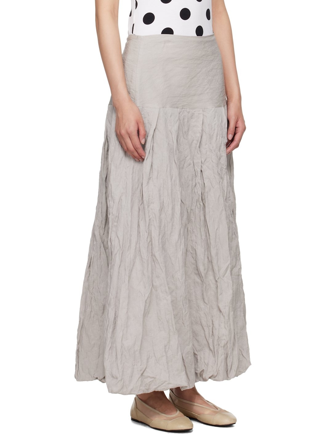 Gray Sluto Maxi Skirt - 2