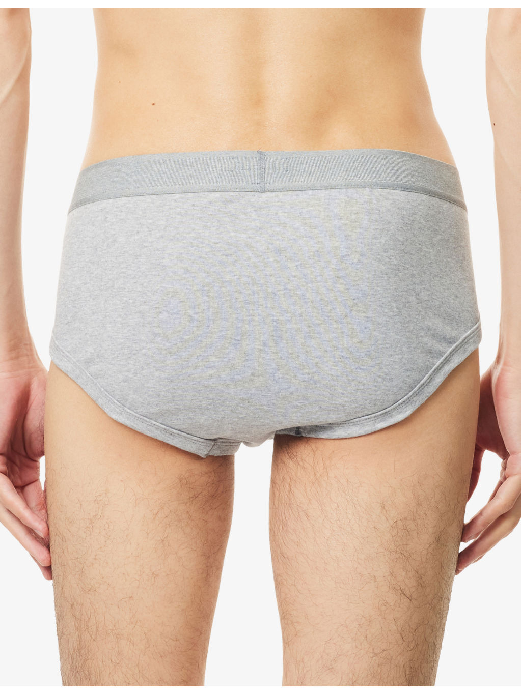 Branded-Waistband Cotton-Stretch Briefs - 3