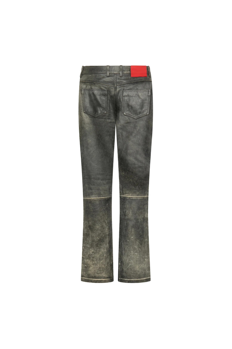 KUSIKOHC Kusikohc Black Leather Pants outlook