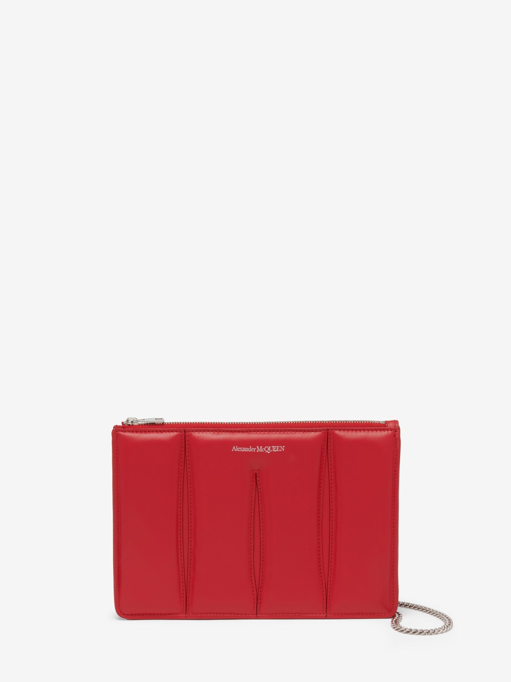 Women's The Slash Zip Pouch in Welsh Red - 1