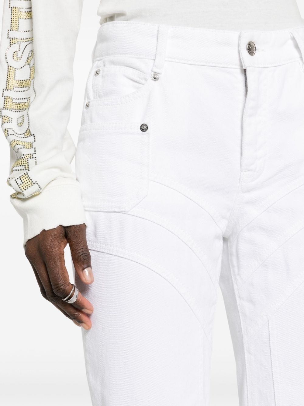 Elvira mid-rise flared jeans - 5