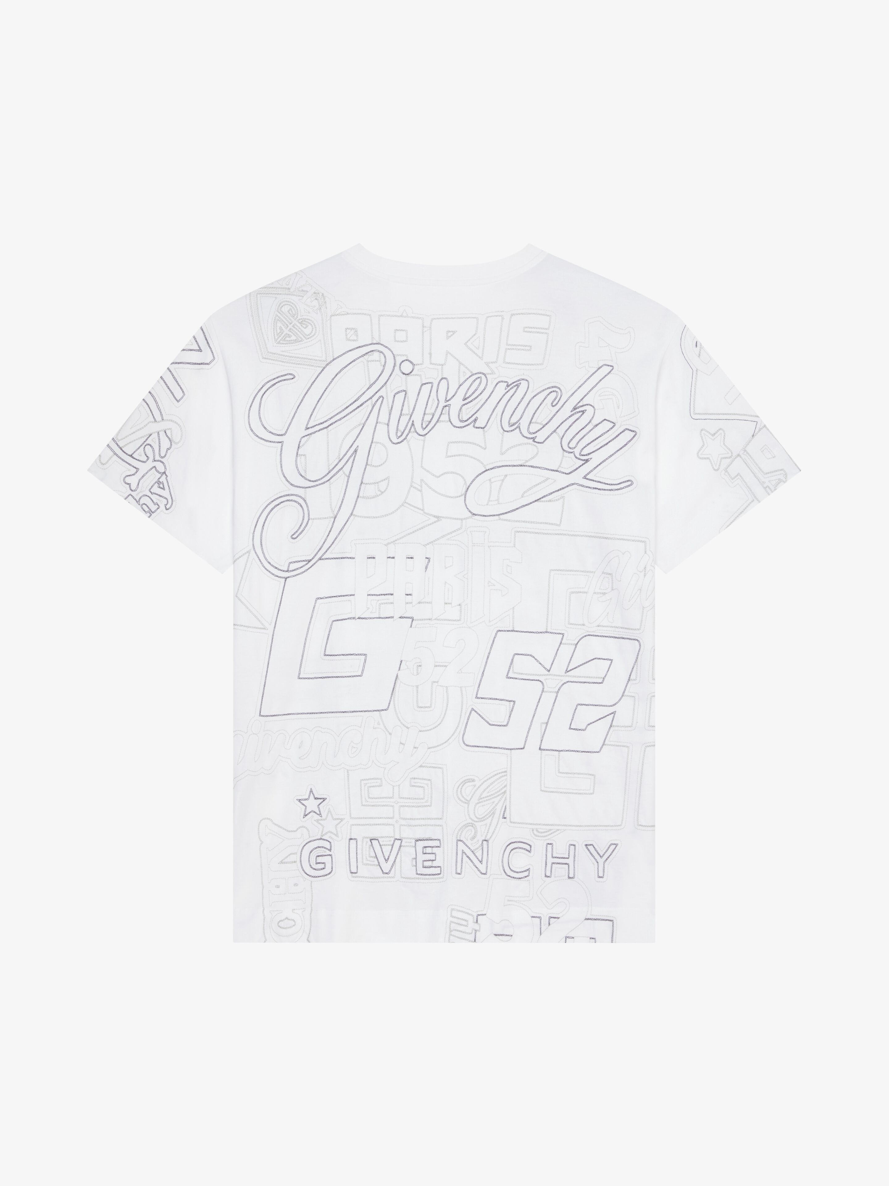OVERSIZED T-SHIRT IN COTTON WITH GIVENCHY LOGO - 5