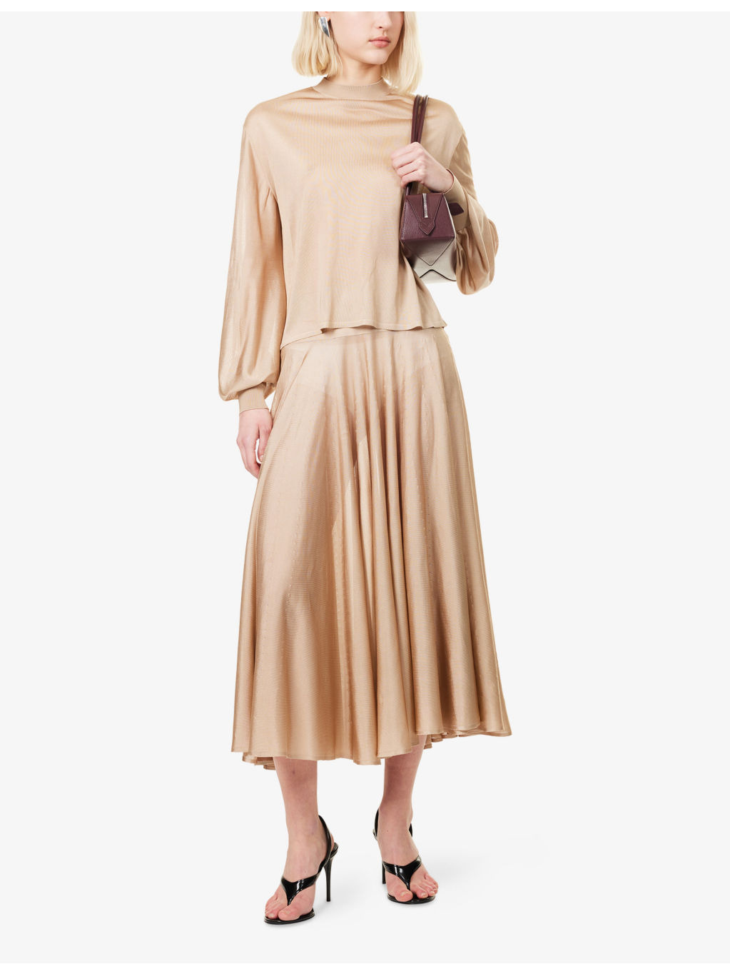 Oversized Fine-Knit Jumper - 2