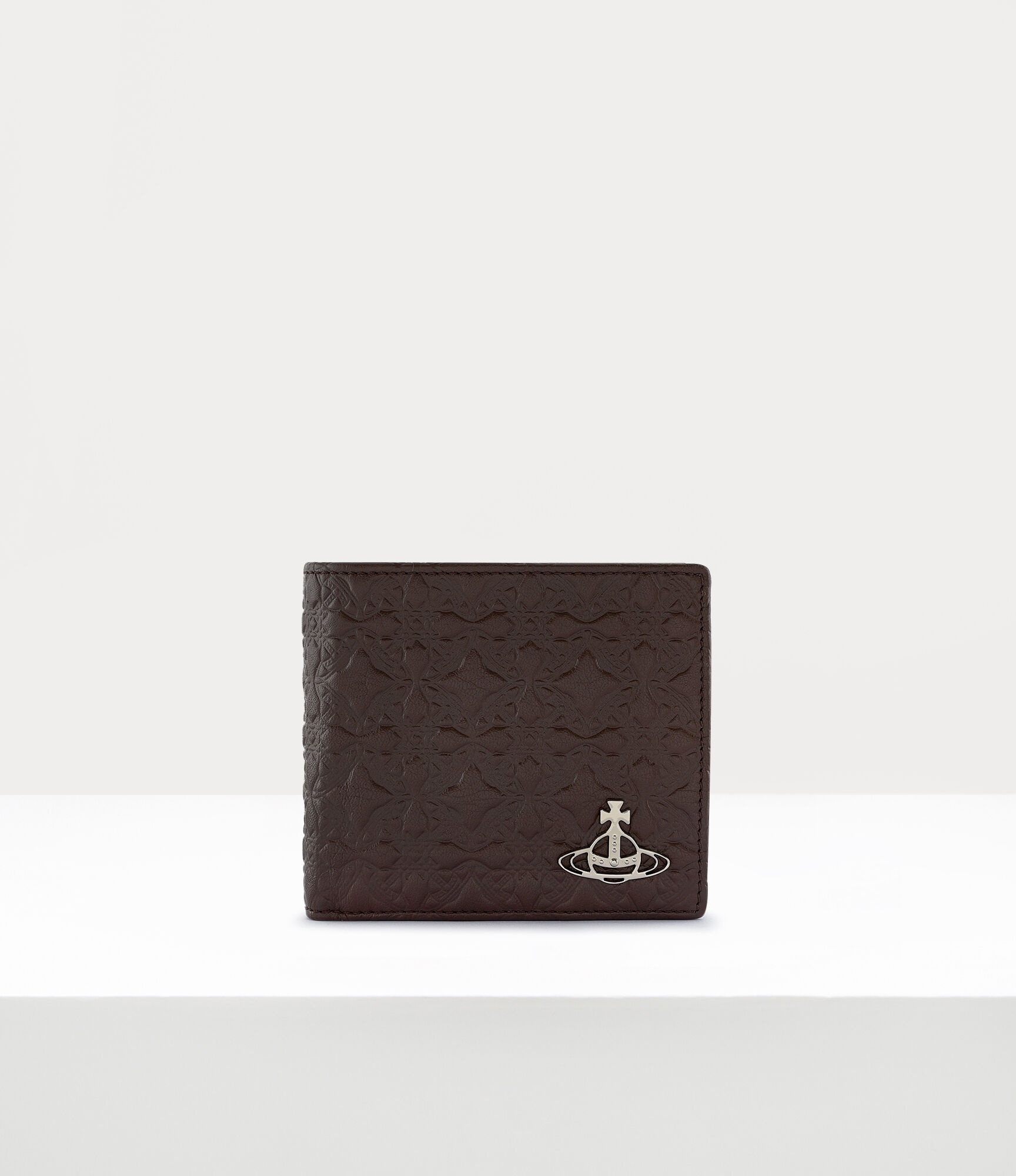 EMBOSSED MAN WALLET WITH COIN POCKET - 1