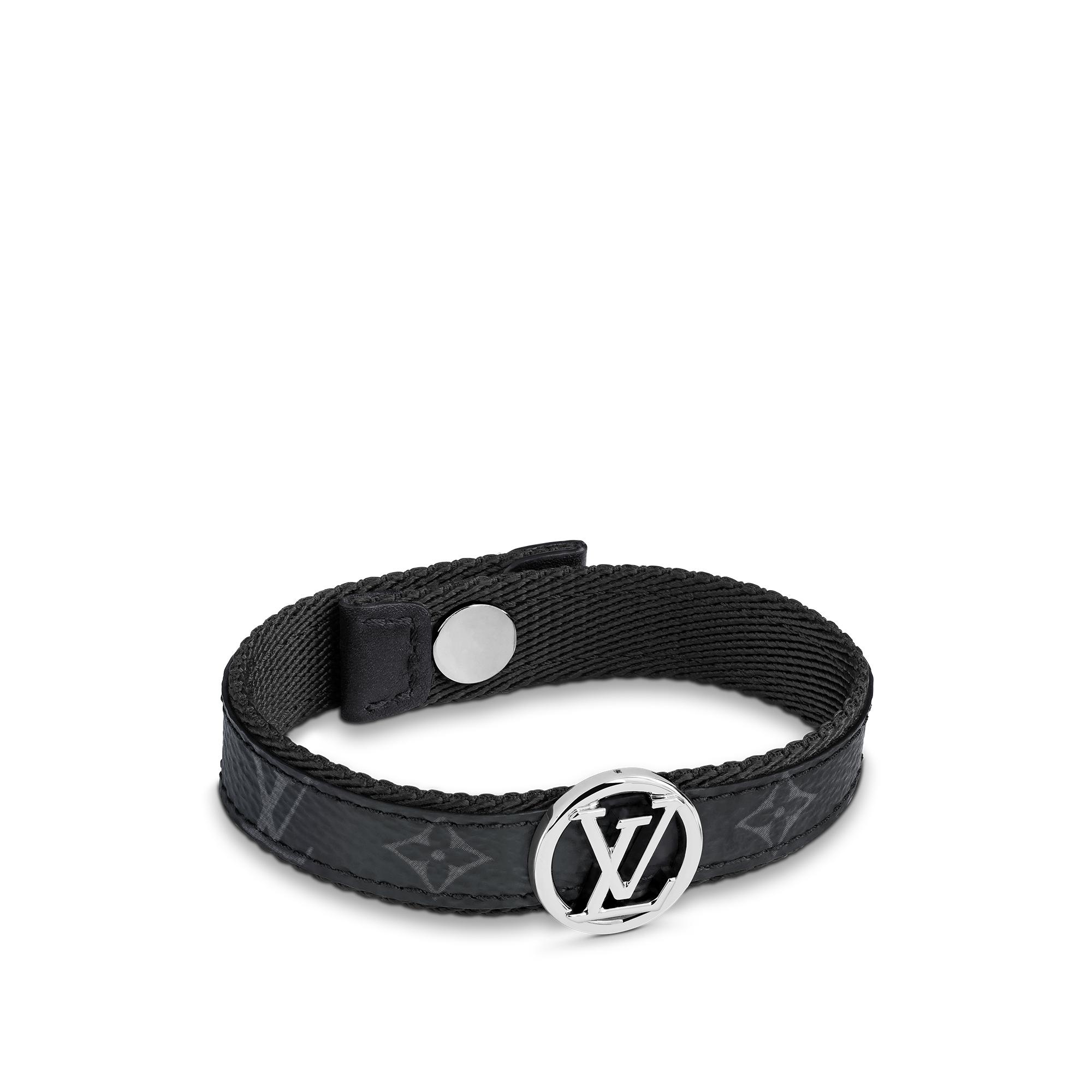 LV Circle Leather Bracelet - 5