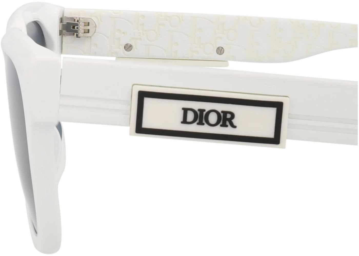 Dior Square-Frame Acetate Sunglasses White White Blue (DM40052I-53-24V) - 4