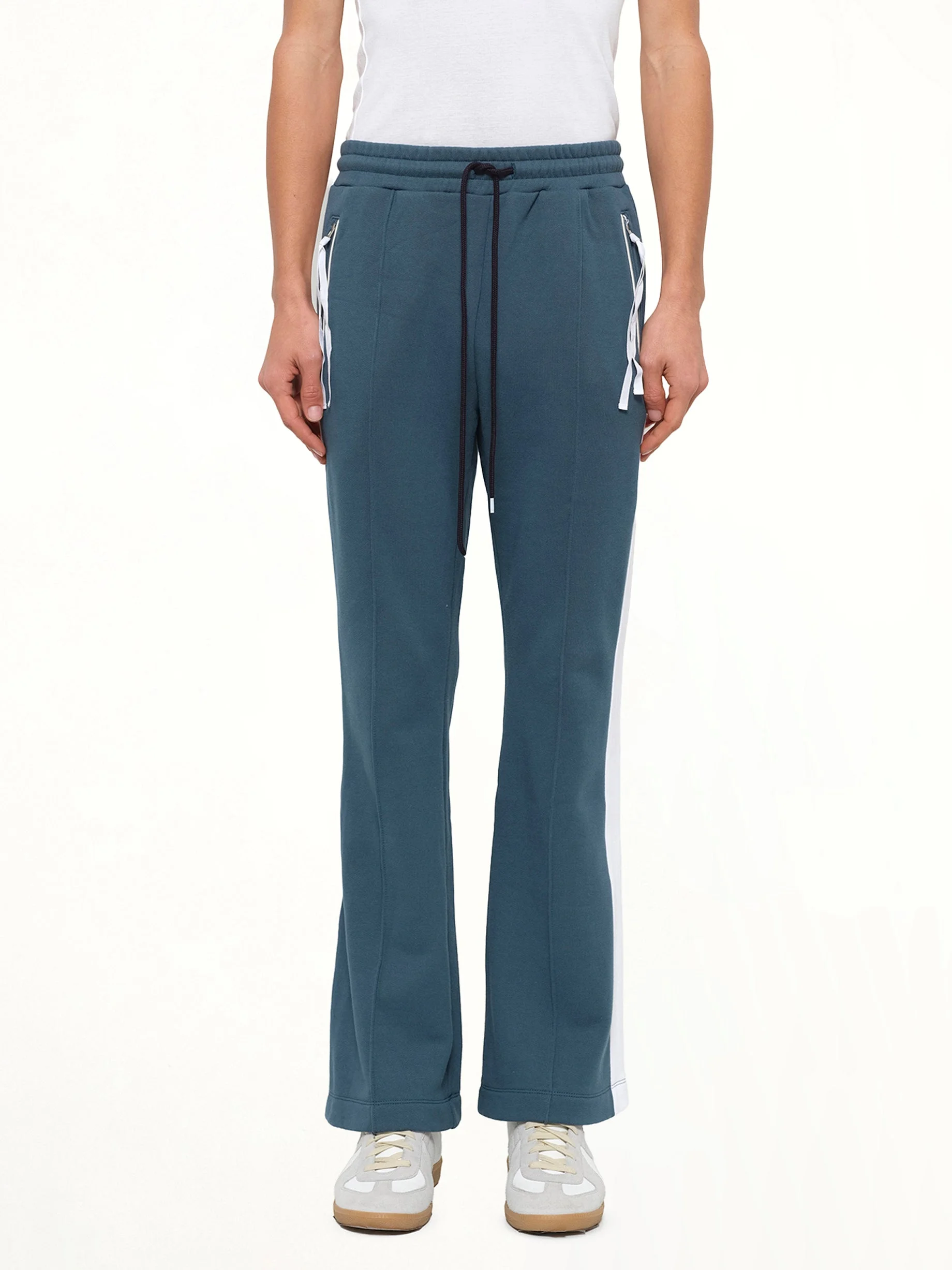 Flare Sweatpants in Navy - 1