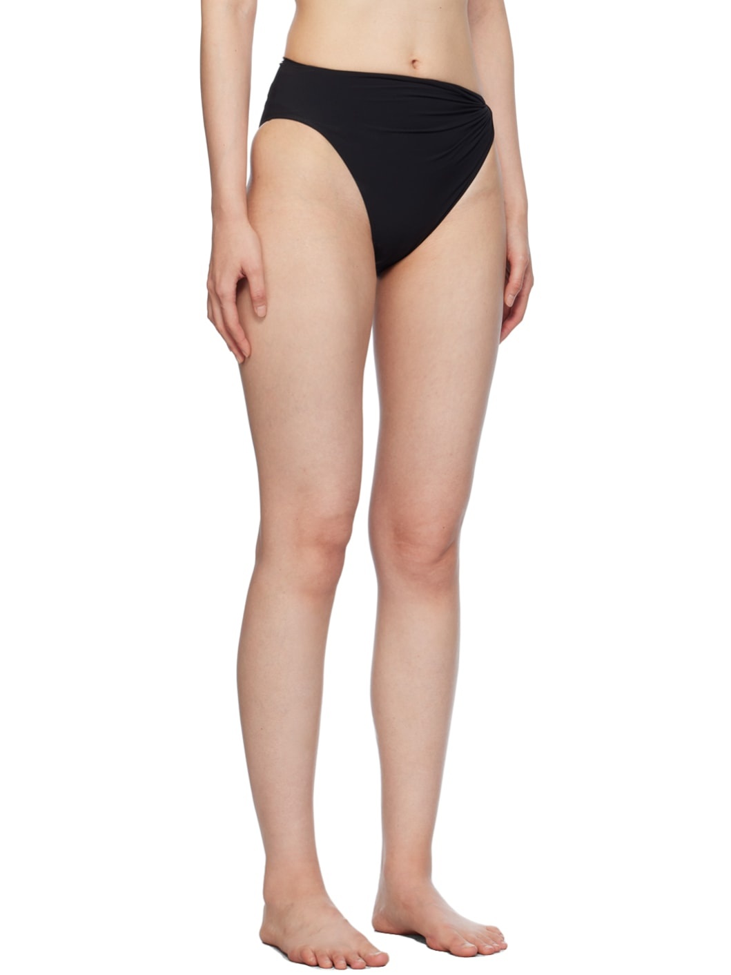 Black Twist Bikini Bottom - 2