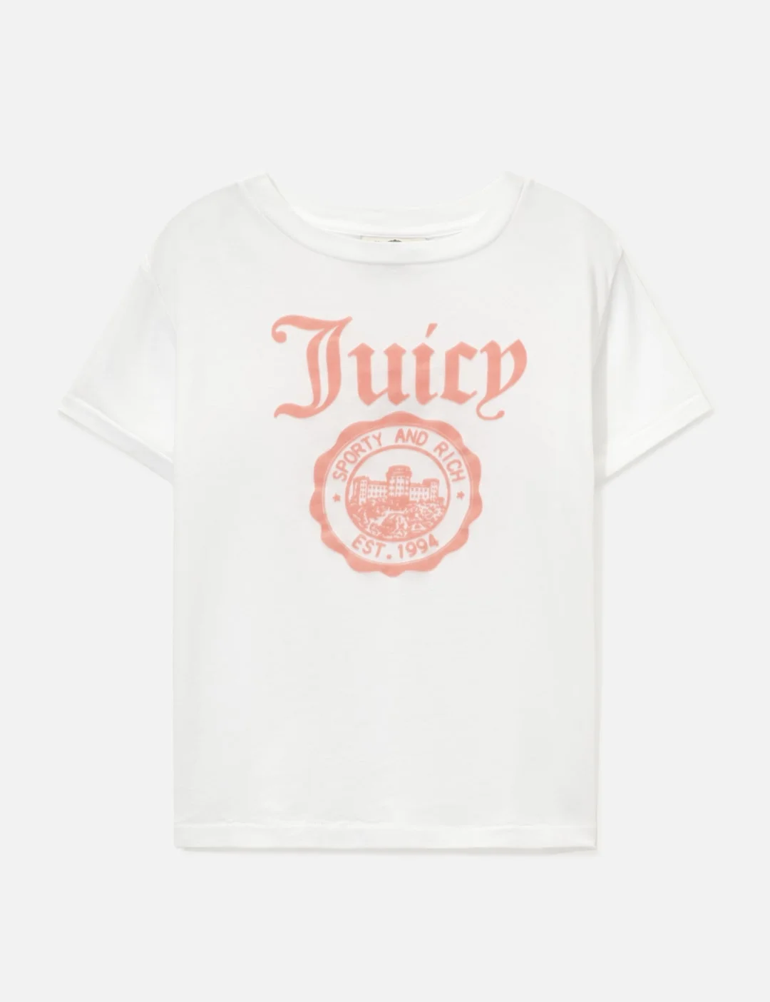 SPORTY & RICH X JUICY COUTURE EMBLEM ESSENTIALS T-SHIRT - 1