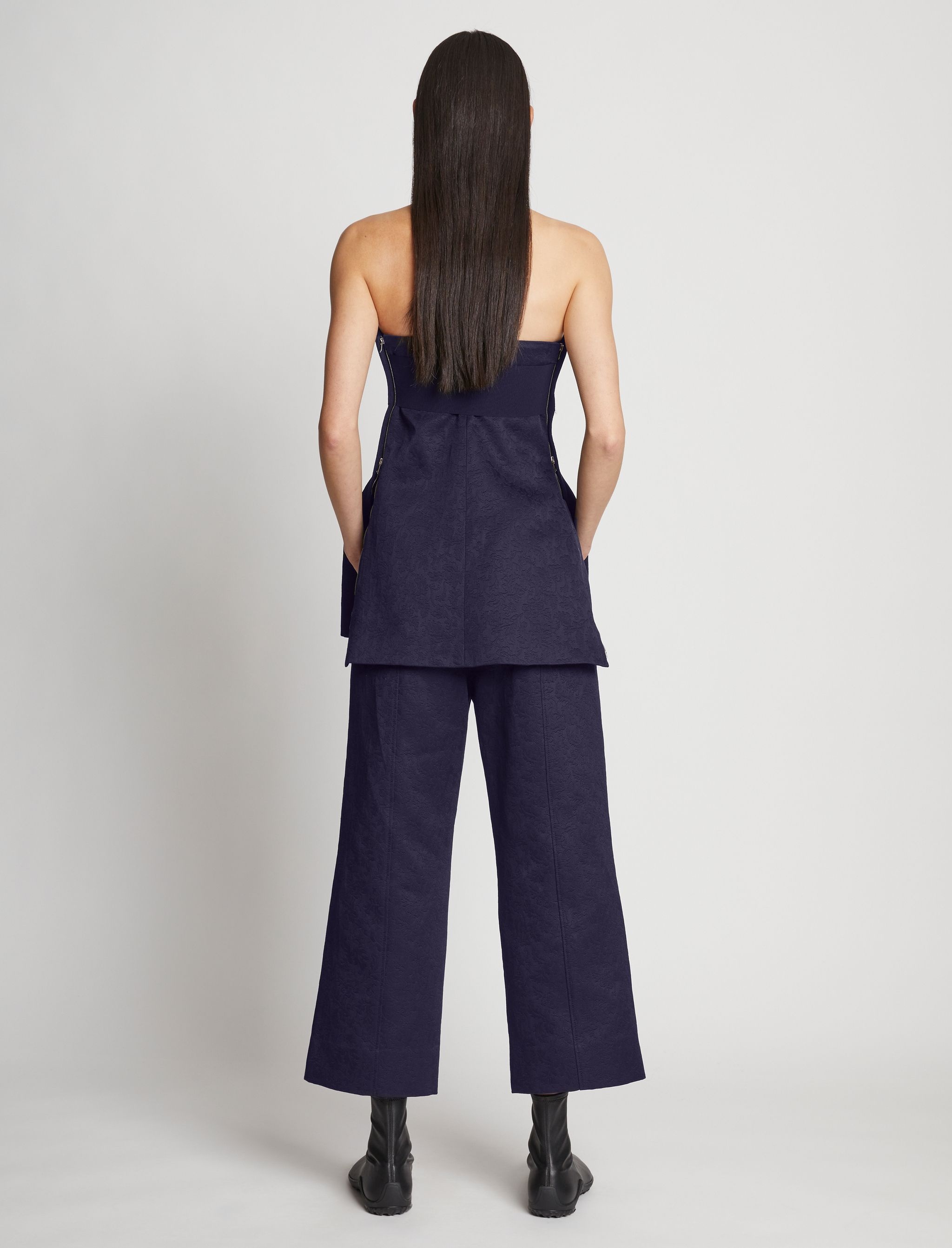Cotton Wool Jacquard Pant - 4