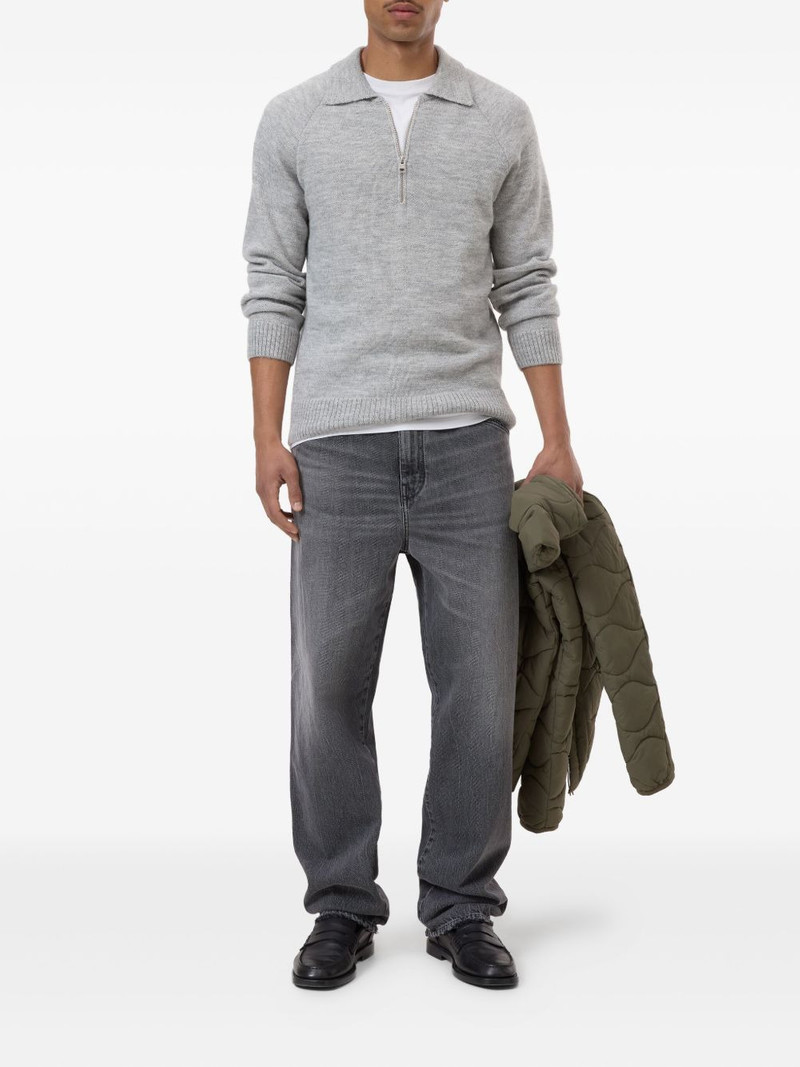 CLOSED zip-front sweater outlook