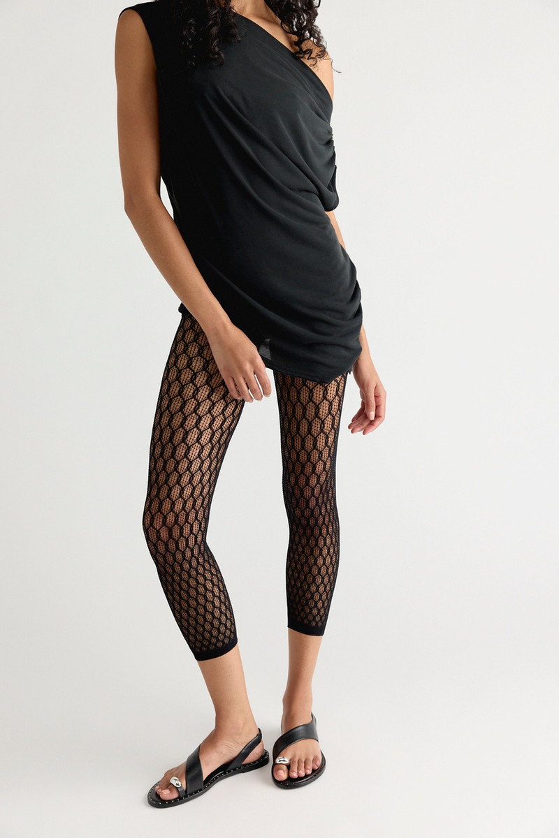 Laura Net Lace Capri Tights 1