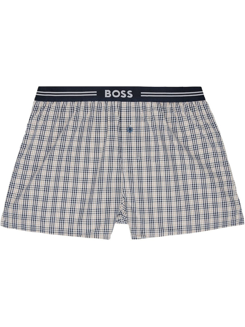 BOSS Three-Pack Multicolor Cotton Boxers outlook