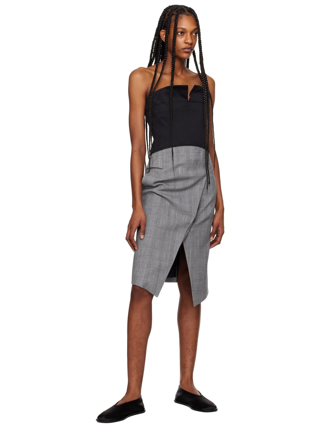 Black Cropped Camisole - 4