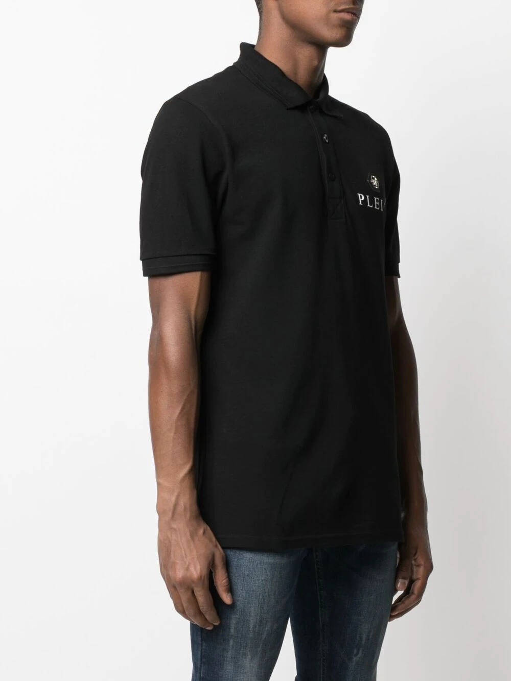 logo-print short-sleeved polo shirt - 3