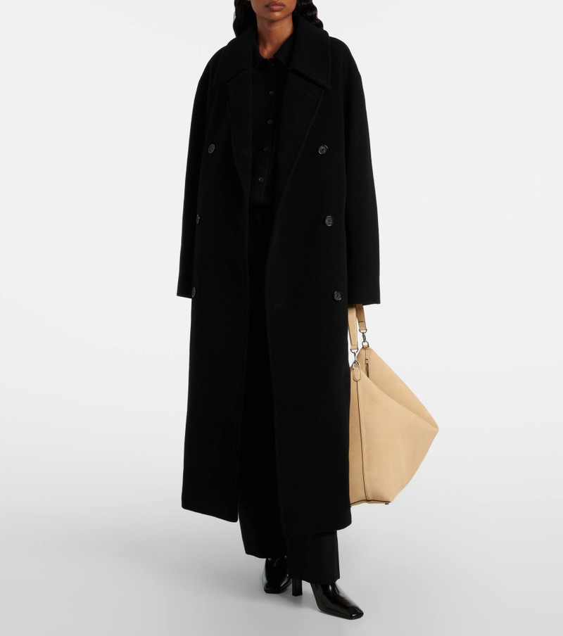 TOTEME Bevel suede tote bag outlook