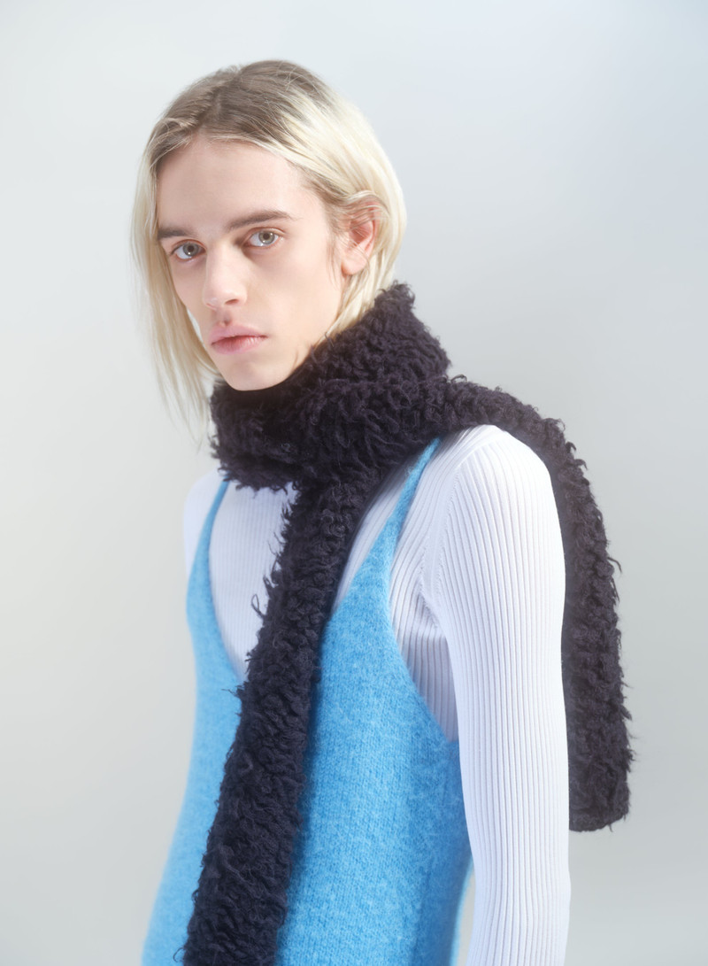 Dries Van Noten FURRY TIE SCARF outlook