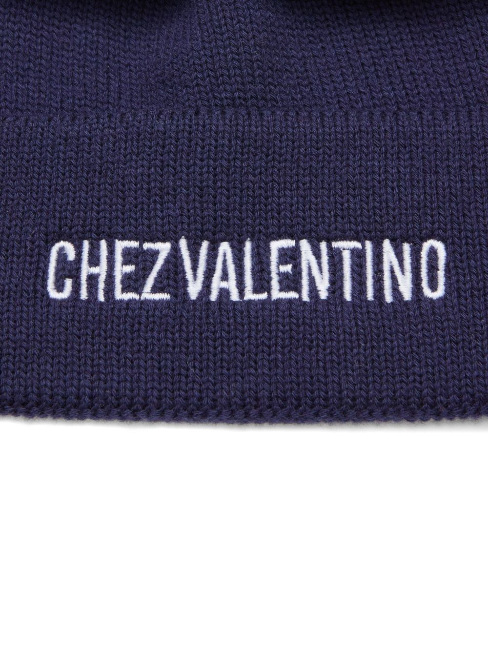 Chez Valentino Knitted Wool Beanie - 4