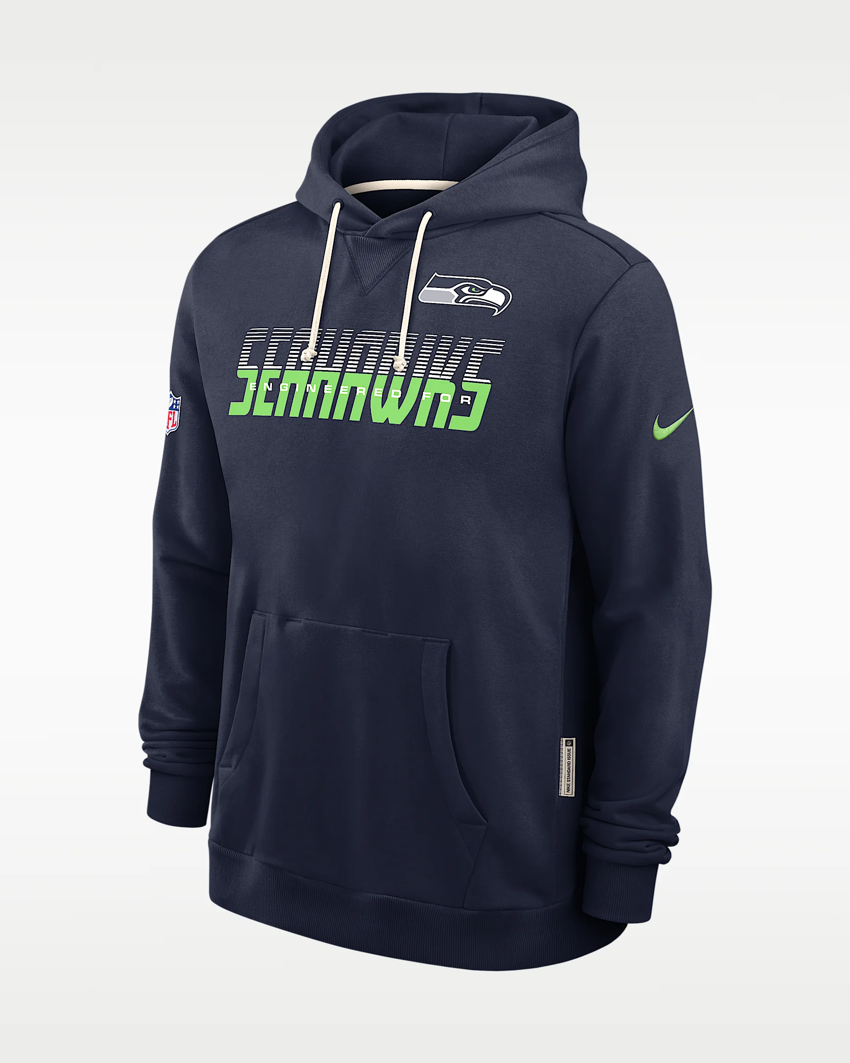 Seattle Seahawks Sideline Standard Issue Men's Nike Dri-FIT NFL Pullover Hoodie - 1