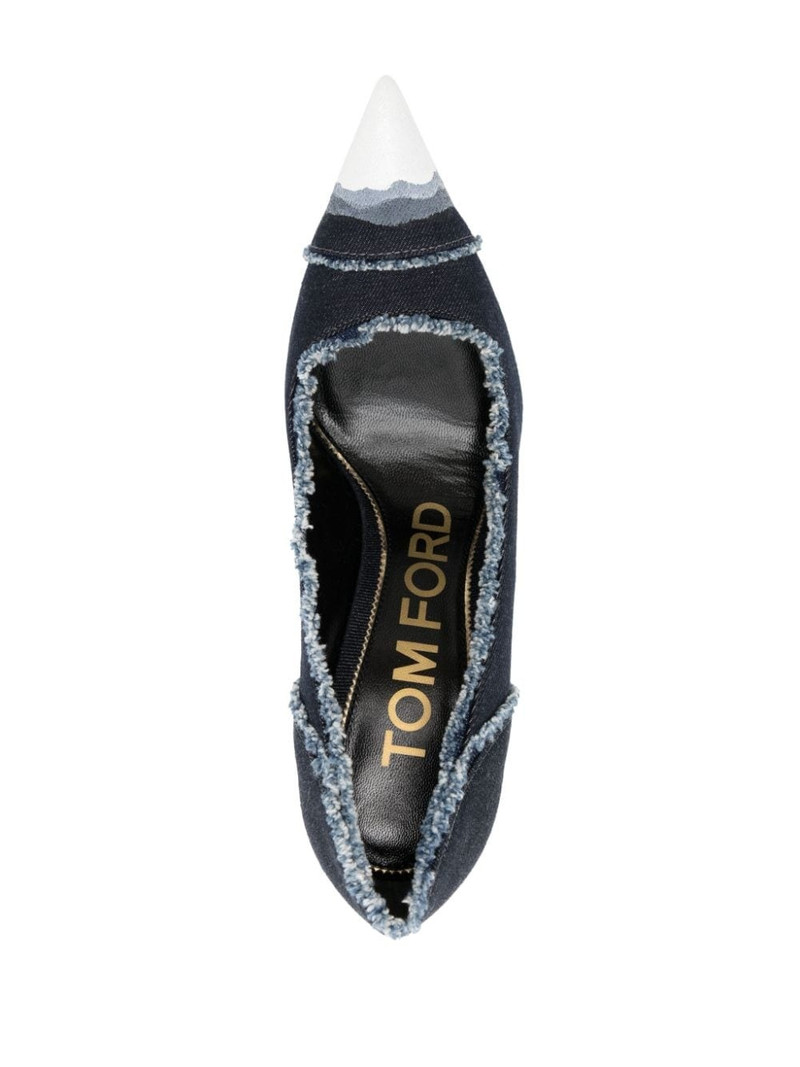100mm denim pumps 4