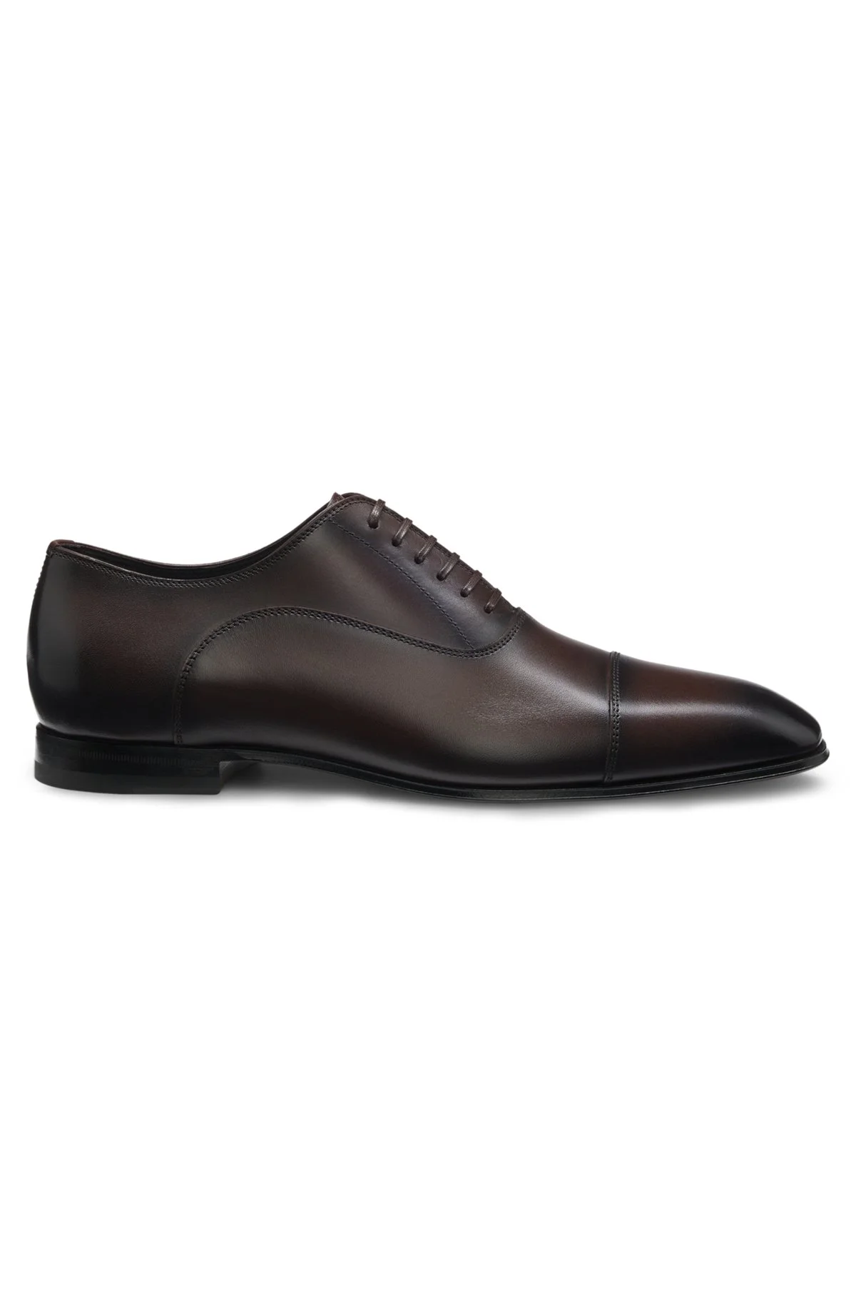 BOSS BY BECKHAM CAP-TOE OXFORD SHOES IN LEATHER - 1