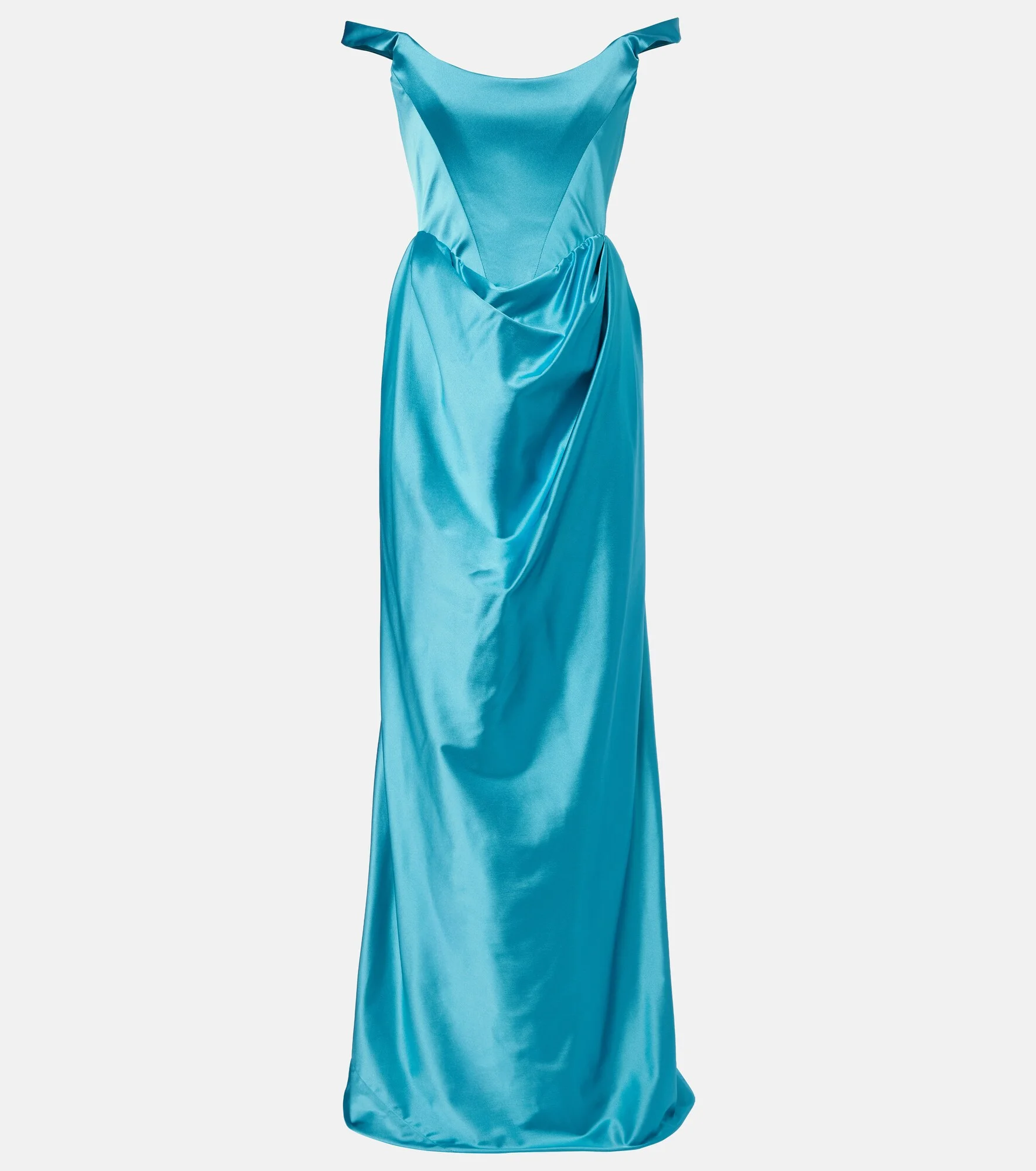 Nova Camille satin bustier gown - 1