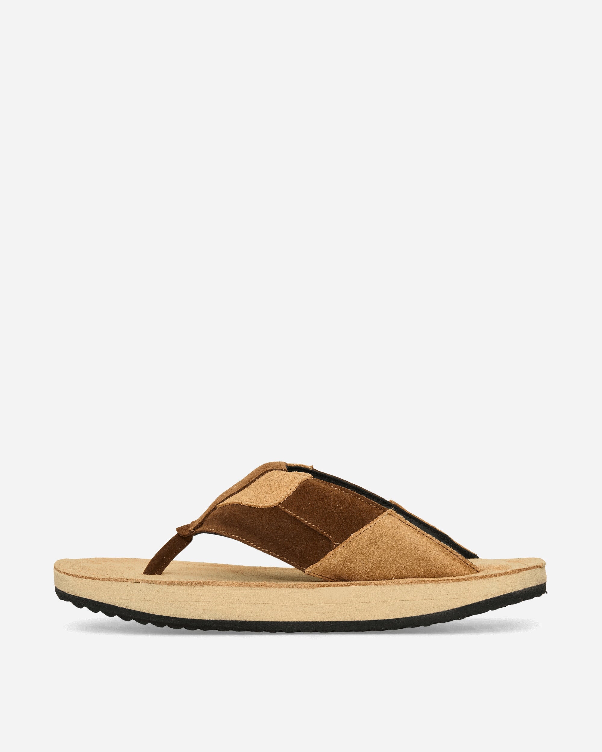 Women's XXL Flip Flops Brown - 3