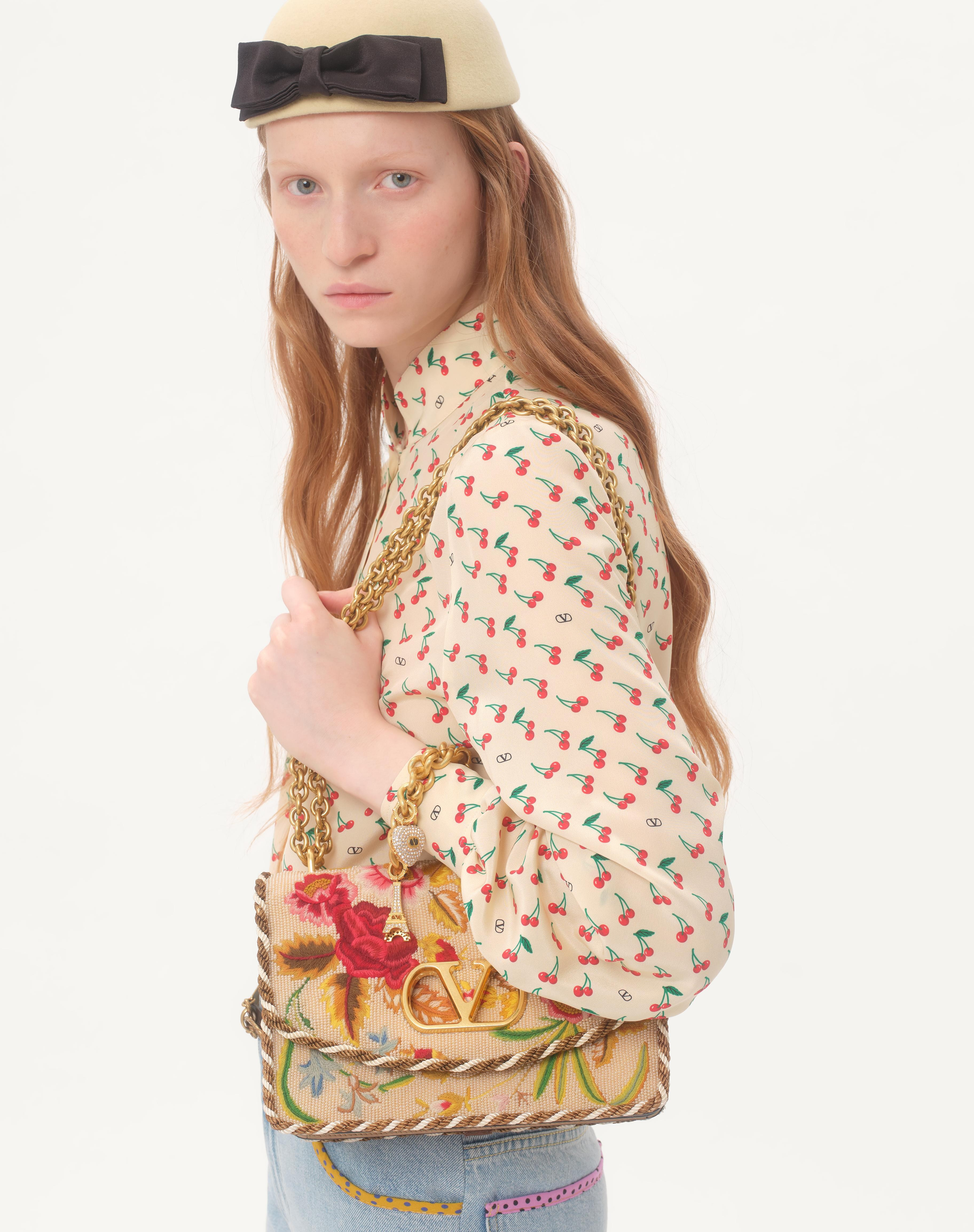 CREPE DE CHINE SHIRT WITH CHERRYFIC PRINT - 3