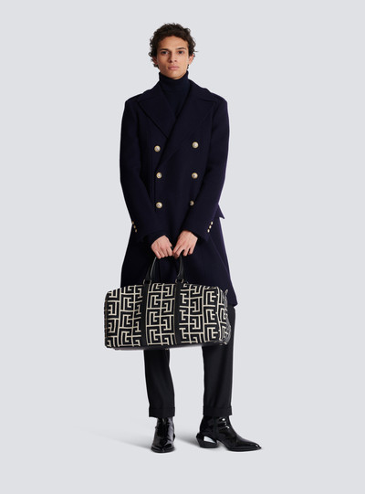 Balmain Coat in felted double-faced wool outlook